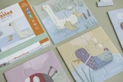 Little Dutch LD 4 In A Box Puzzle Little Goose -Baby Products Store 0010427 little goose 4 in 1 puzzel