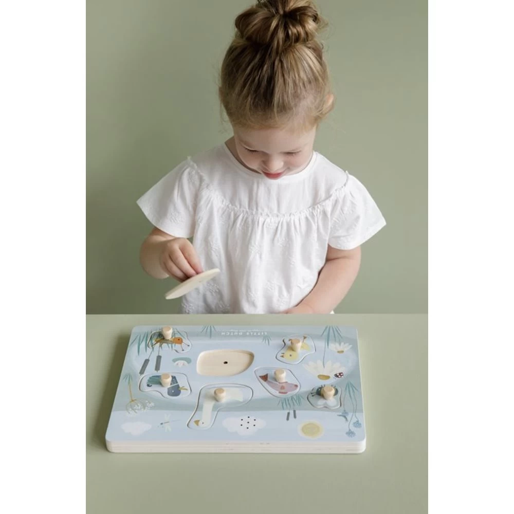 Little Dutch LD Wooden Sound Puzzle Little Goose 5 Little Dutch LD Wooden Sound Puzzle Little Goose - Image 3