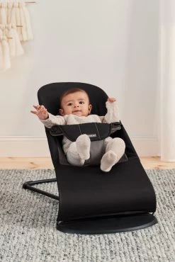 BabyBjörn Bouncer Cotton -Baby Products Store 005022 bouncer balance soft black darkgray cotton pp babybjorn 002