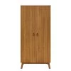 Senna Rose Wood 2 Doors Wardrobe