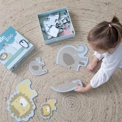 Little Dutch LD Animal Zoo Puzzle - 6 Pcs -Baby Products Store 4443 9