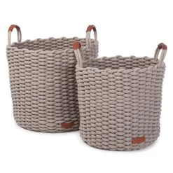 Korbo Basket Large Set Of 2 -Baby Products Store 46000302 Korbo set L grijs 2