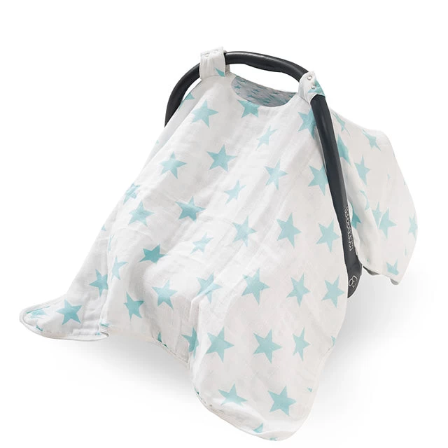 Jollein Car Seat Muslin Blanket / Cover 4 Jollein Car Seat Muslin Blanket / Cover - Image 2