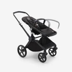 Bugaboo Fox Cub Complete -Baby Products Store Bugaboo Fox Cub bassinet seat stroller black chassis midnight black fabrics midnight black sun canopy x PV006108 06