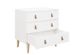 Indy 3 Drawer Dresser White/ Natural -Baby Products Store INdy1