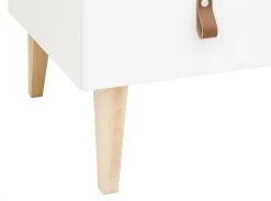 Indy 3 Drawer Dresser White/ Natural -Baby Products Store Indy3