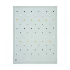 LÄSSIG Lassig Knitted Blanket Dots 80x110cm