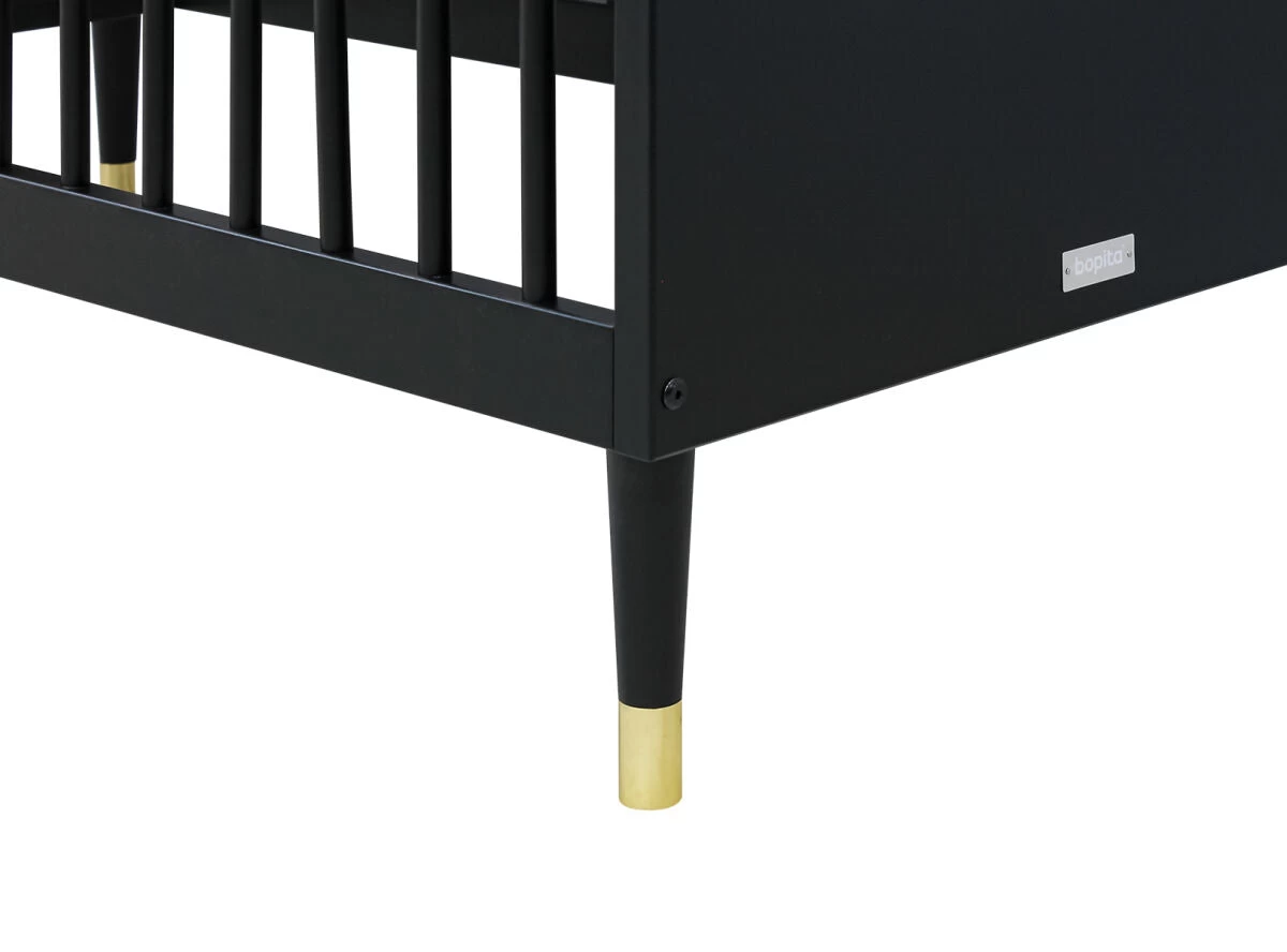 Cloë Cot Matt Black 120 X 60 8 Cloë Cot Matt Black 120 X 60 - Image 6