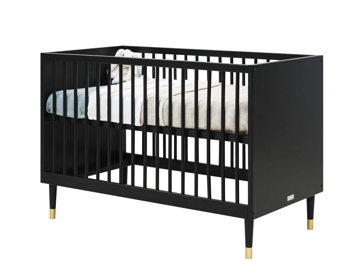 Cloë Cot Matt Black 120 X 60 3 Cloë Cot Matt Black 120 X 60