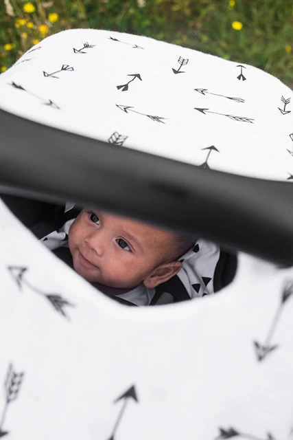 Jollein Car Seat Muslin Blanket / Cover 6 Jollein Car Seat Muslin Blanket / Cover - Image 4