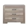 Lodge Grey Oak Dresser 3 Drawers