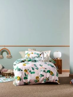 Duvet Cover Set Swanning Around -Baby Products Store lh swanning around teal qcs h2r