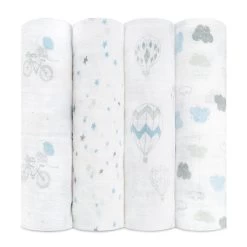 Aden + Anais Aden & Anais Swaddle Classic 4pack 24 Aden + Anais Aden & Anais Swaddle Classic 4pack -Baby Products Store o9Mbnmkw