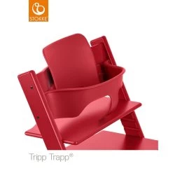 Stokke Tripp Trapp Baby Set -Baby Products Store stokke tripp trapp highchair baby set red 3
