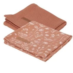 Little Dutch LD Swaddle 70x70cm 35 Little Dutch LD Swaddle 70x70cm -Baby Products Store wild flowers rust pure rust